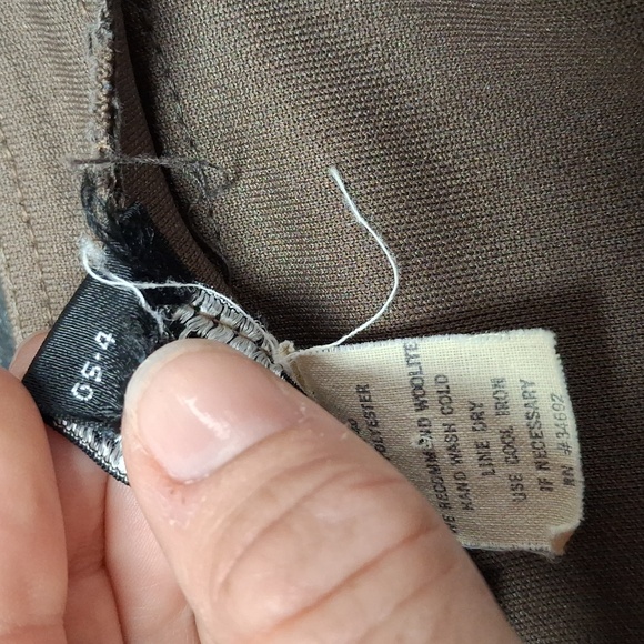 Vintage Givenchy Sport Brown Poly skirt - Picture 6 of 7